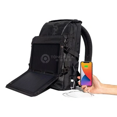 Camouflage Solar Backpack